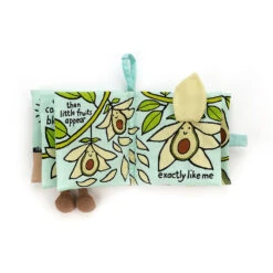 JellyCat Avocado Fabric Book -Jellycat Shop BK4AA 3