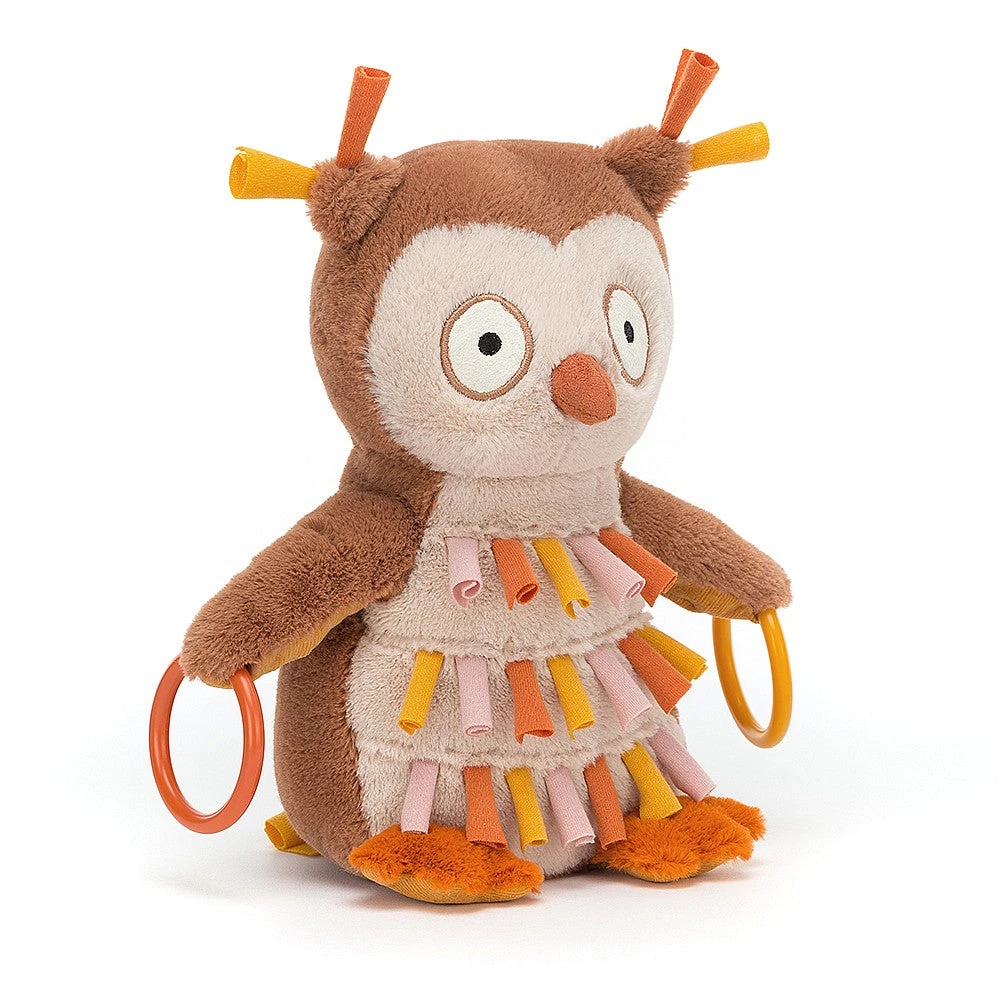 JellyCat Happihoop Owl - H20cm 1 JellyCat Happihoop Owl - H20cm