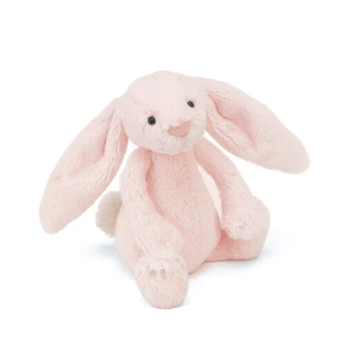 JellyCat Bashful Pink Bunny Rattle - Small H18cm -Jellycat Shop SBB444P