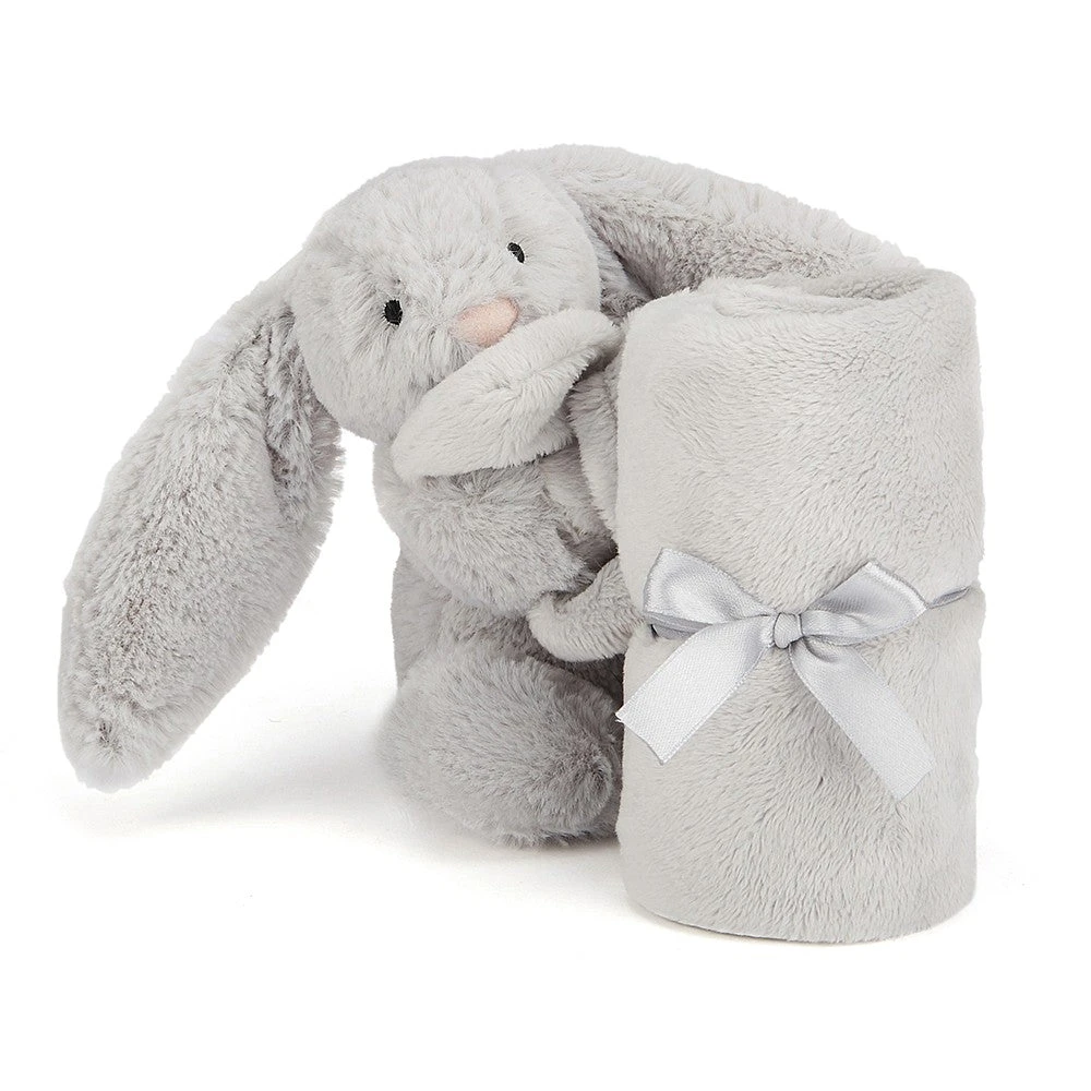 JellyCat Bashful Silver Bunny Soother 2 JellyCat Bashful Silver Bunny Soother - Image 2