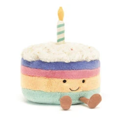 Jellycat Amuseable Large Rainbow Birthday Cake