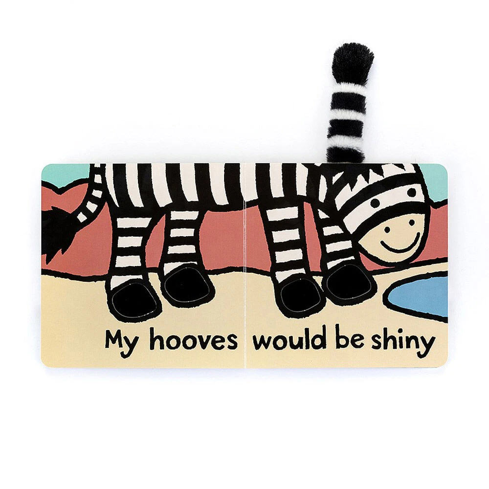 Jellycat If I Were A Zebra Board Book 2 Jellycat If I Were A Zebra Board Book - Image 2