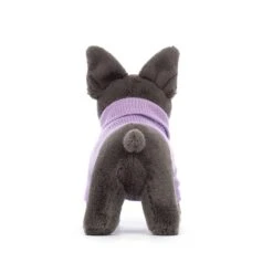 Jellycat Purple Sweater French Bulldog -Jellycat Shop jellycat 03 sweater french bulldog purple 154847