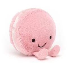 JellyCat Amuseable Macaron Raspberry - H10cm