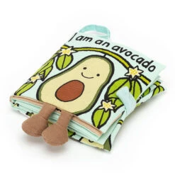 Jellycat I Am An Avocado Fabric Book -Jellycat Shop jellycat avocado book bk4aa 2