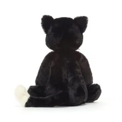 Jellycat Medium Bashful Black Kitten -Jellycat Shop jellycat bas3bkit bashful black kitten medium 2