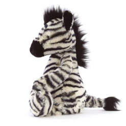 Jellycat Medium Black Bashful Zebra -Jellycat Shop jellycat bas3zeb bashful zebra medium 1 1