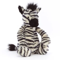 Jellycat Medium Black Bashful Zebra
