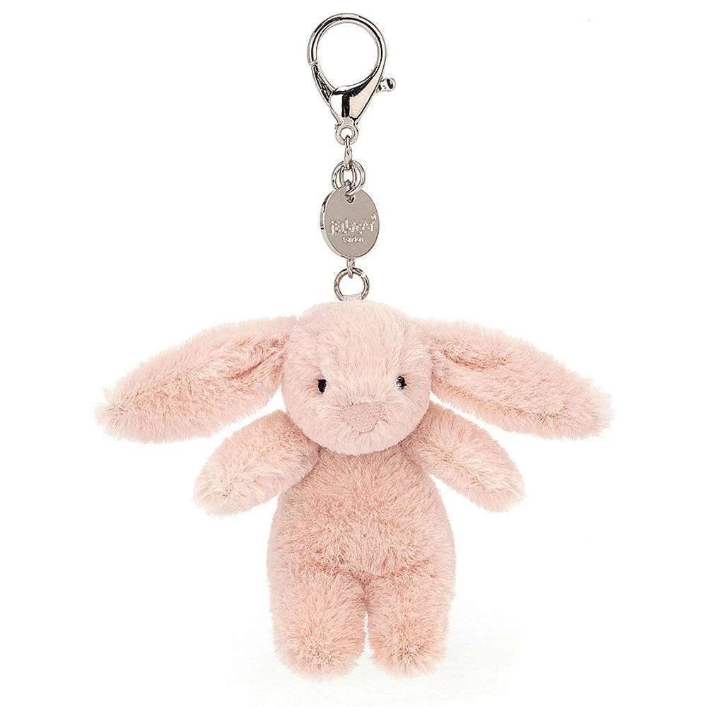 Jellycat Bashful Bunny Blush Bag Charm 1 Jellycat Bashful Bunny Blush Bag Charm