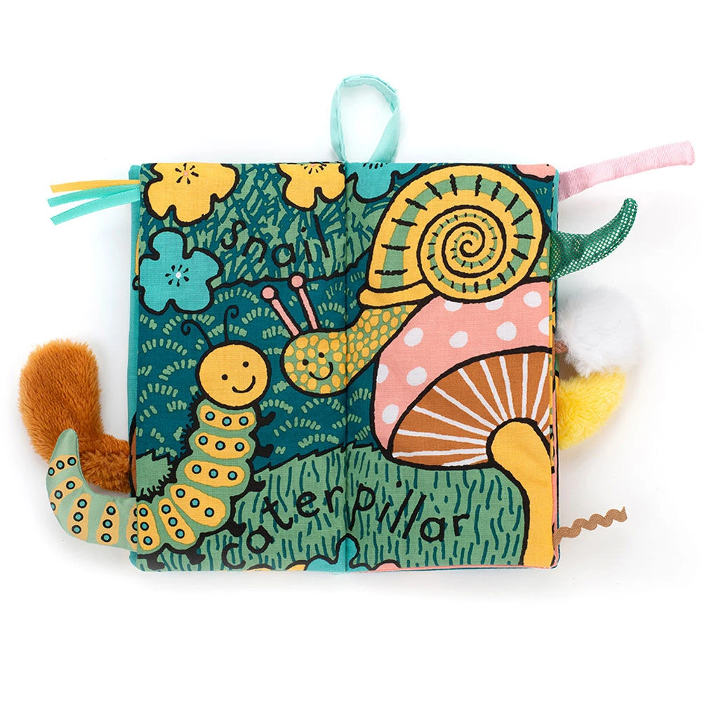 Jellycat Garden Tails Soft Fabric Book 2 Jellycat Garden Tails Soft Fabric Book - Image 2