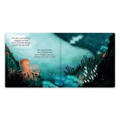 Jellycat The Fearless Octopus Hardback Book -Jellycat Shop jellycat fearless octopus book bk4fo 1
