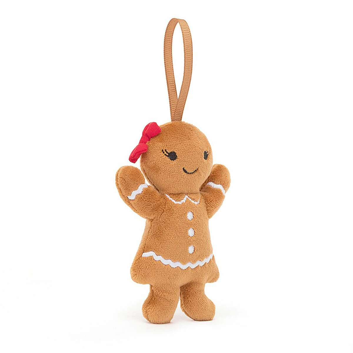Jellycat Festive Folly Gingerbread Ruby 4 Jellycat Festive Folly Gingerbread Ruby - Image 4