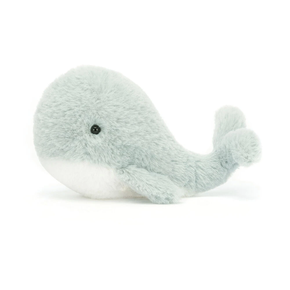 Jellycat Grey Wavelly Whale 2 Jellycat Grey Wavelly Whale - Image 2